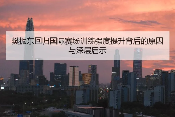 樊振东回归国际赛场训练强度提升背后的原因与深层启示